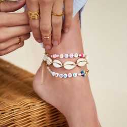 Αλυσίδα ποδιού ατσάλι Color Staybright