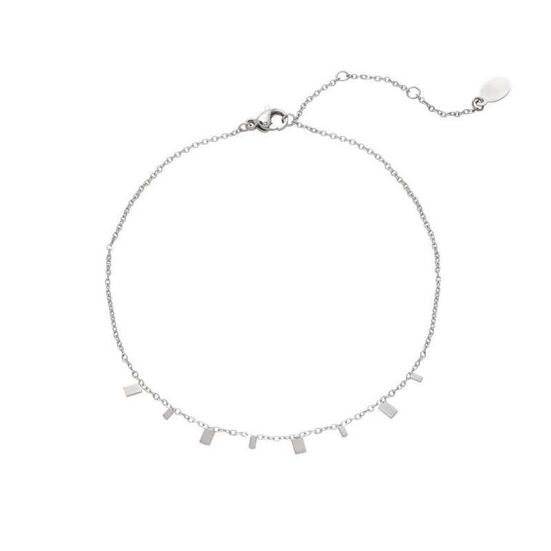 Αλυσίδα ποδιού ατσάλι Silver Staybright