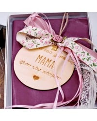 Good luck charm for mummy Wooden good luck charm for mummy