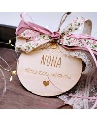 Best godmother good luck charm "Best godmother " Wooden good luck charm