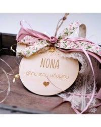 Best godmother good luck charm "Best godmother " Wooden good luck charm