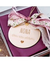 Best godmother good luck charm "Best godmother " Wooden good luck charm
