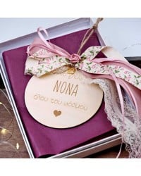 Best godmother good luck charm "Best godmother " Wooden good luck charm