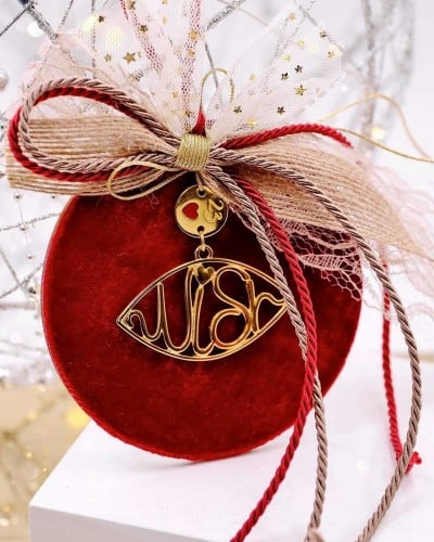 Christmas Lucky Charm with Evil Eye