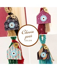 Lucky Charm 2025 with wooden home Handmade lucky charm 2025 with wooden home and plexiglass evil eye