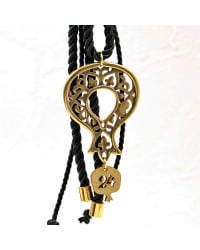 Lucky Charm Pomegranate Bronze 2025 Handmade lucky charm 2025 with pomegranate bronze and wooden part