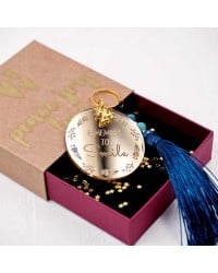 Handmade lucky charm 2025 with plexiglass part in a gift box Handmade lucky charm 2025 with plexiglass part in a gift box