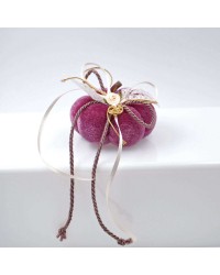 Mini Christmas Lucky Pumpkin 2025 Mini Christmas Lucky Pumpkin 2025 with romantic ribbons and gold-plated parts