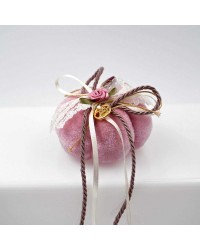 Mini Christmas Lucky Pumpkin 2025 Mini Christmas Lucky Pumpkin 2025 with romantic ribbons and gold-plated parts