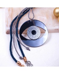 Hanging lucky charm 2026 with Evil Eye made of Plexiglass Handmade hanging lucky charm 2026 with evil eye made of plexiglass