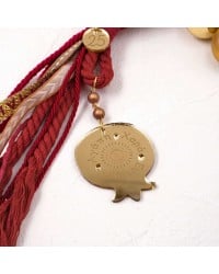Lucky Charm 2026 with plexiglass Pomegranate and Wish Handmade hanging lucky charm 2026 with pomegranate made of plexiglass