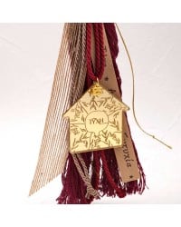 Lucky Charm 2026 with plexiglass House and Wish Handmade hanging lucky charm 2026 with house made of plexiglass