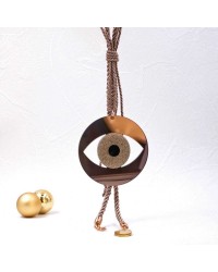 Hanging lucky charm 2026 with Evil Eye made of Plexiglass Handmade hanging lucky charm 2026 with evil eye made of plexiglass