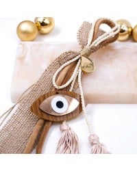 Hanging lucky charm 2026 evil eye Handmade hanging lucky charm 2026 with evil eye made of plexiglass