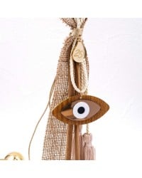 Hanging lucky charm 2026 evil eye Handmade hanging lucky charm 2026 with evil eye made of plexiglass