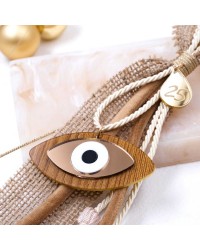 Hanging lucky charm 2026 evil eye Handmade hanging lucky charm 2026 with evil eye made of plexiglass