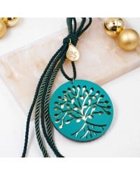 Lucky Charm 2026 with tree of life made of plexiglass Handmade hanging lucky charm 2026 with tree of life made of plexiglass
