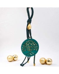 Lucky Charm 2026 with tree of life made of plexiglass Handmade hanging lucky charm 2026 with tree of life made of plexiglass
