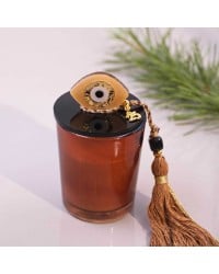 Lucky scented candle 2026 with plexiglass cover, evil eye and silk tassel Lucky scented candle with plexiglass cover, evil eye and silk tassel
