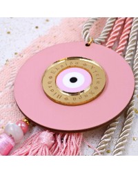 Handmade evil eye good luck charm for newborn baby-girl Handmade good luck charm for newborn baby-girl with Evil eye made of plexiglass