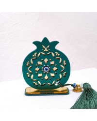 Lucky charm plexiglass pomegranate Handmade tabletop pomegranate lucky charm made of plexiglass