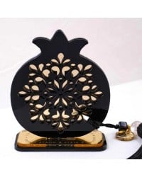 Lucky charm plexiglass pomegranate Handmade tabletop pomegranate lucky charm made of plexiglass