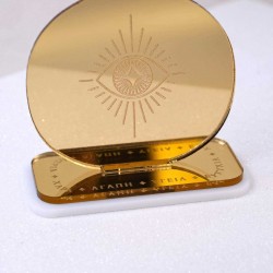 Επιτραπέζιο Γούρι 2026 Mystique - Ρόδι με Μάτι