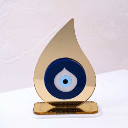 Χειροποίητο επιτραπέζιο γούρι ρόδι από πλέξιγκλας με εφέ καθρέφτη 