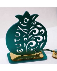 Lucky charm plexiglass pomegranate Handmade tabletop pomegranate lucky charm made of plexiglass