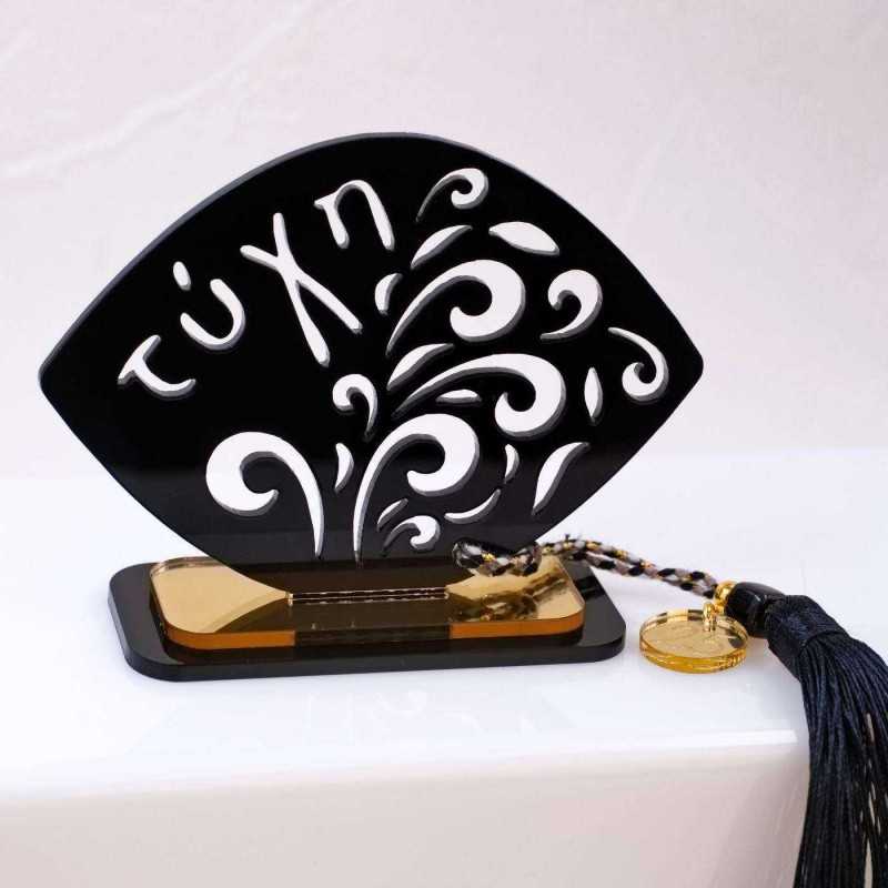 Lucky charm plexiglass evil eye Handmade tabletop evil eye lucky charm made of plexiglass