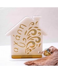 Lucky charm plexiglass house Handmade tabletop house lucky charm made of plexiglass
