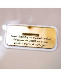 Χειροποίητο γούρι Μάτι Σταγόνα με τη δική σου ευχή Χειροποίητο επιτραπέζιο προσωποποιημένο γούρι Μάτι Σταγόνα με τη δική σου ευχή