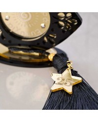 Χειροποίητο γούρι μάτι πλέξιγκλας με φούντα Χειροποίητο επιτραπέζιο γούρι μάτι 2026 από πλέξιγκλας