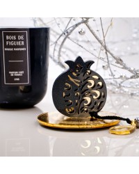 Lucky Scented Candle Lucky scented candle 2026 with plexiglass cover, pomegranate and silk tassel
