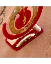 Lucky charm plexiglass pomegranate 2026 Handmade tabletop pomegranate lucky charm 2026 made of plexiglass