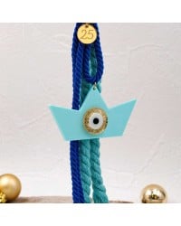 Handmade lucky charm plexiglass Handmade lucky charm with plexiglass little boat and braided cord