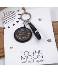 Men's Keychain made of Leather Handmade men's key-chain made of braided leather, plexiglass and silver-plated parts