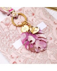 Mama Plexiglass Keychain Handmade key-chain with plexiglass and gold-plated parts
