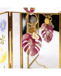 Mama Plexiglass Keychain Handmade key-chain with plexiglass and gold-plated parts