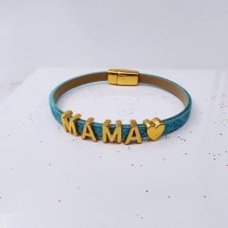 Δερμάτινο βραχιόλι Mama Δερμάτινο βραχιόλι Mama