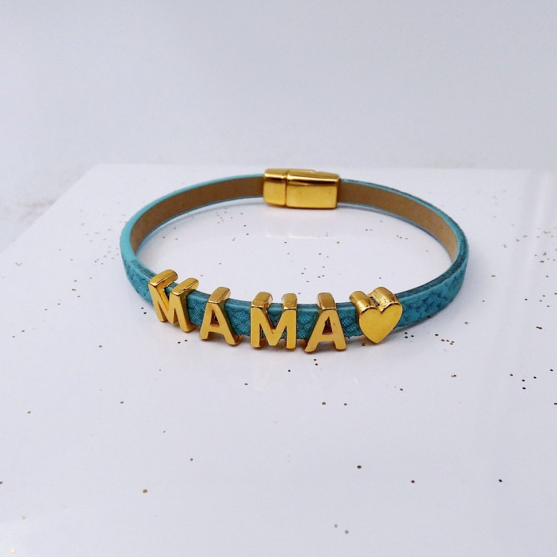 Δερμάτινο βραχιόλι Mama Δερμάτινο βραχιόλι Mama