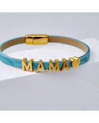 Δερμάτινο βραχιόλι Mama Δερμάτινο βραχιόλι Mama