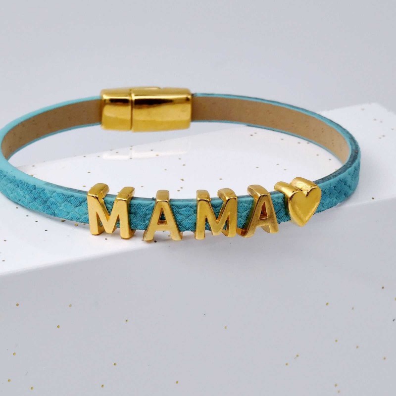 Δερμάτινο βραχιόλι Mama Δερμάτινο βραχιόλι Mama