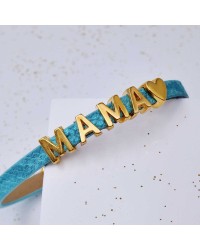 Δερμάτινο βραχιόλι Mama Δερμάτινο βραχιόλι Mama
