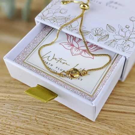 Βραχιόλι με λουλούδι γέννησης - Ιούλιος Βραχιόλι με λουλούδι γέννησης - Ιούλιος