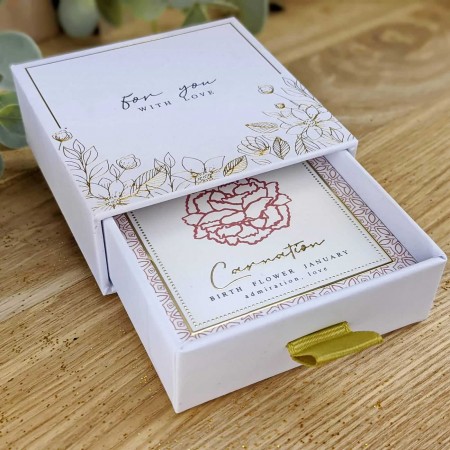 Βραχιόλι με λουλούδι γέννησης - Ιανουάριος Βραχιόλι με λουλούδι γέννησης - Ιανουάριος