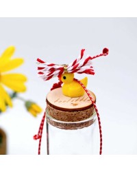 Martaki bracelet with gold-plated parts and decorative bottle Martaki bracelet with gold-plated parts and decorative bottle