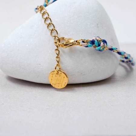 Βραχιόλι με Ματάκι Golden Thread
