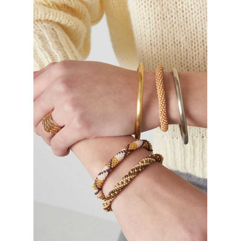 Χειροποίητο βραχιόλι με γυάλινες χάντρες