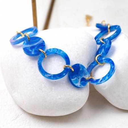 Plexi Circles chain bracelet